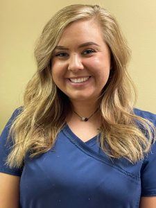 Sky, a dental assistant at Smiles by Samantha in Lebanon, TN